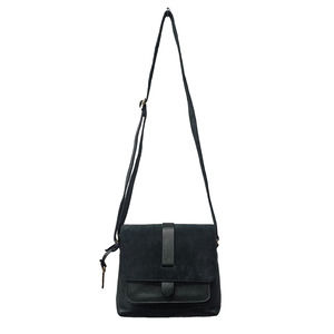 Fossil Kinley Leather Suede Small Crossbody Spruce Green NWT